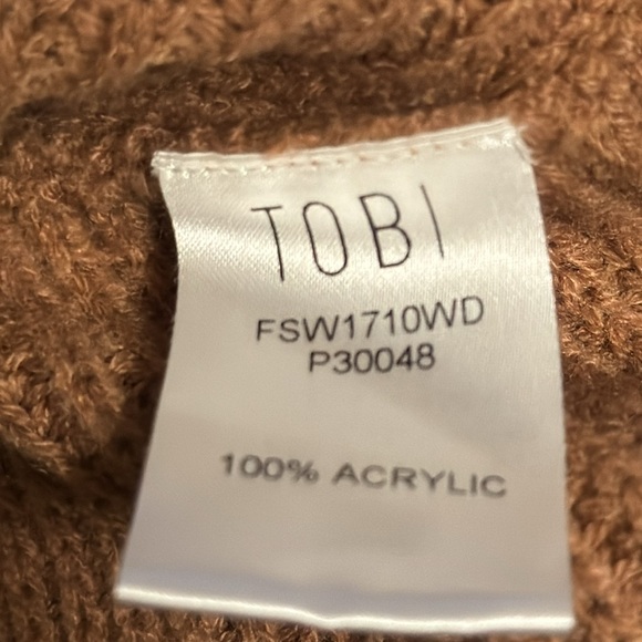 TOBI Safe Inside Sienna Wrap‎ Sweater Sz S - Picture 6 of 9